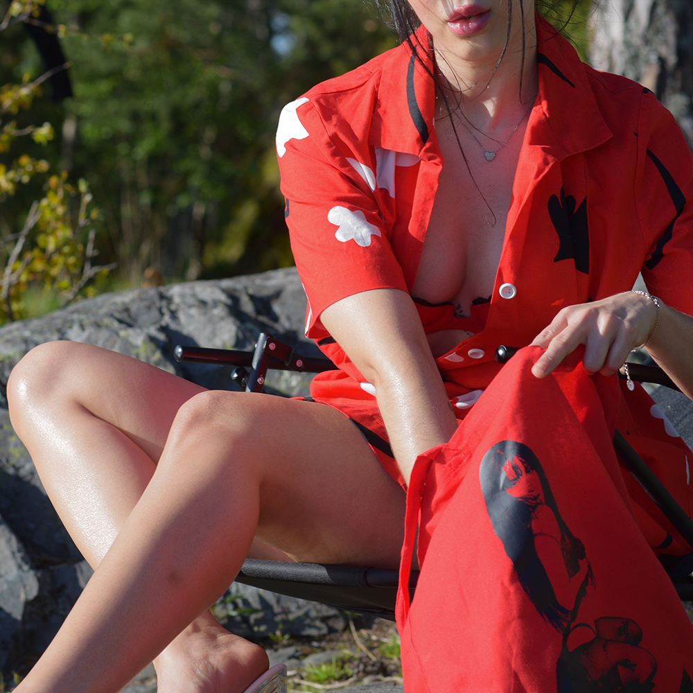 OG MAYELA TOTE BAG RED